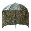 Parasol York moro z osłoną 220cm